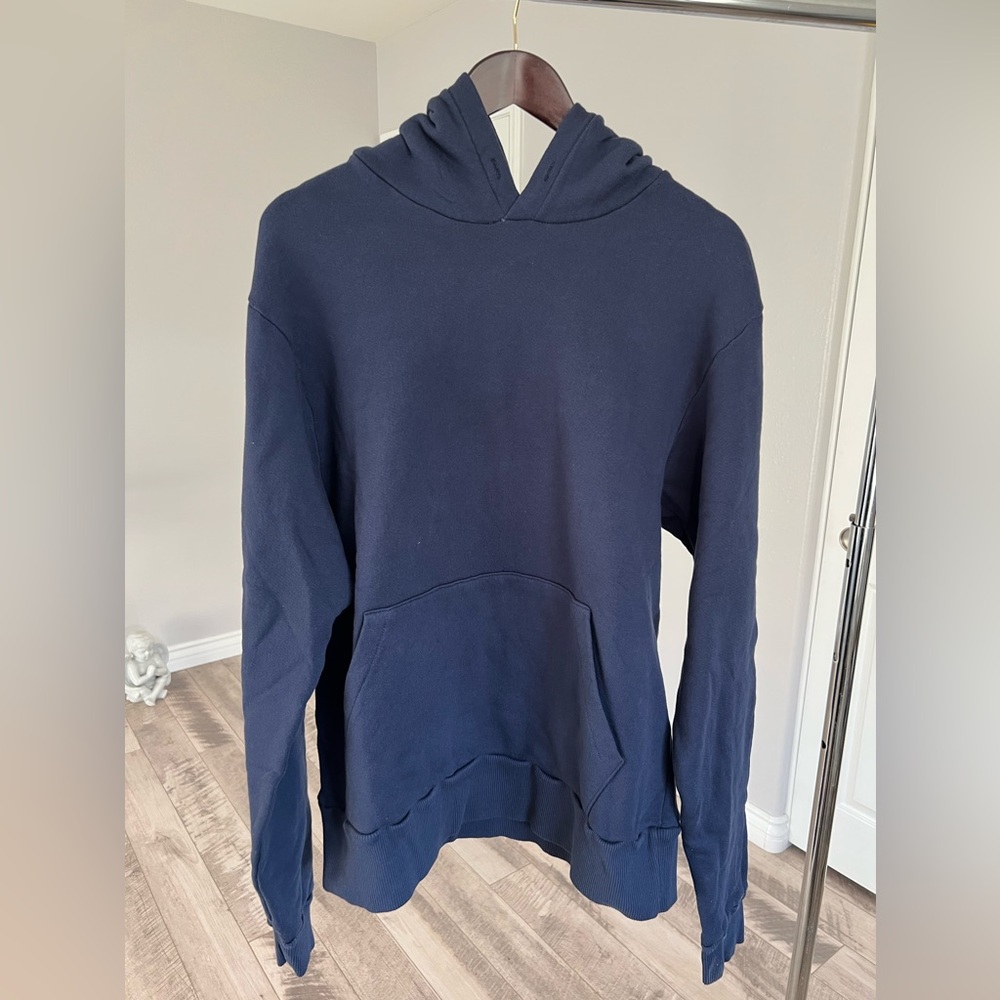 American Rag AR321 Men’s Hoodie Large Navy Blue